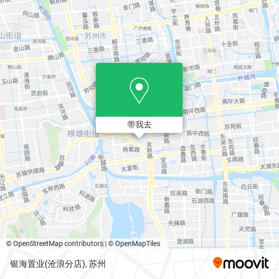 银海置业(沧浪分店)地图