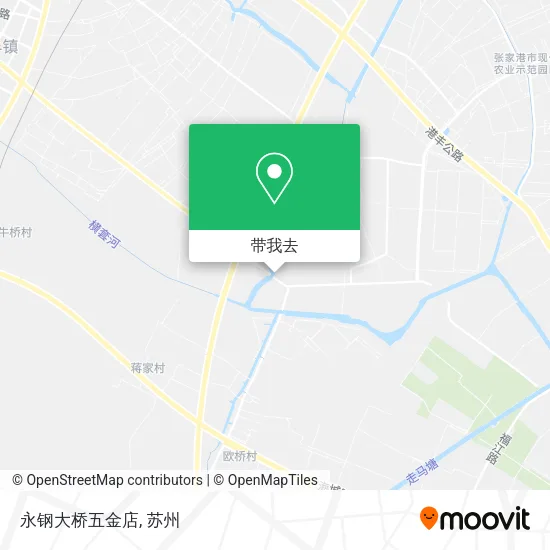 永钢大桥五金店地图