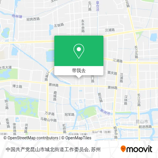 中国共产党昆山市城北街道工作委员会地图