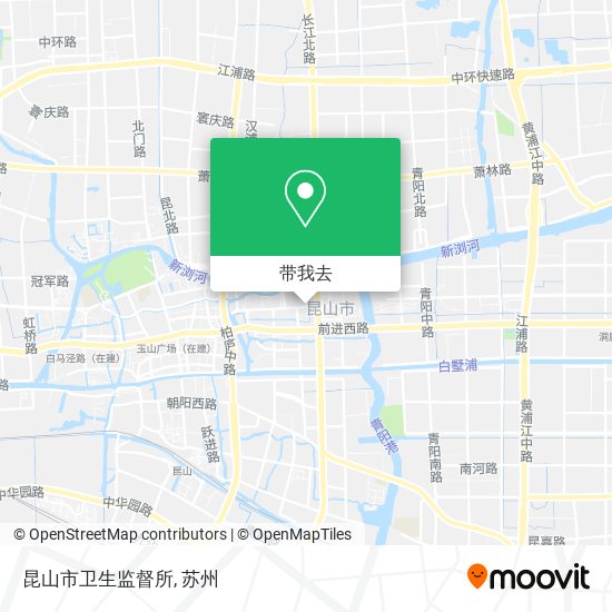 昆山市卫生监督所地图