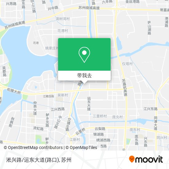 淞兴路/运东大道(路口)地图