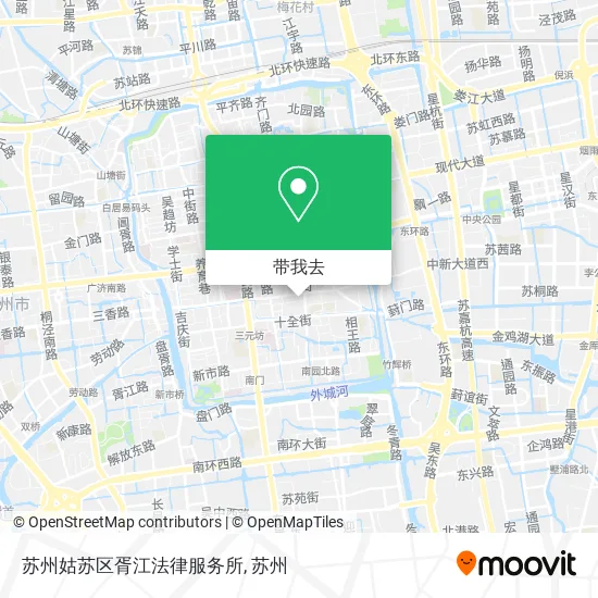 苏州姑苏区胥江法律服务所地图