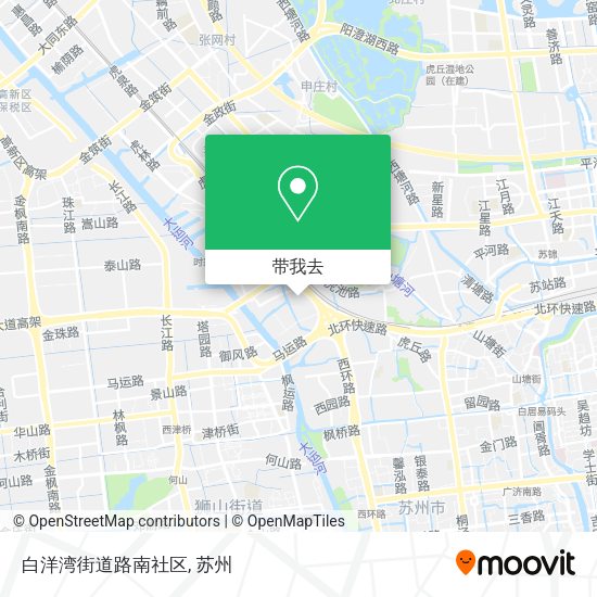 白洋湾街道路南社区地图