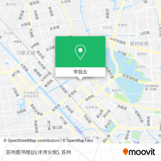 苏州图书馆(白洋湾分馆)地图