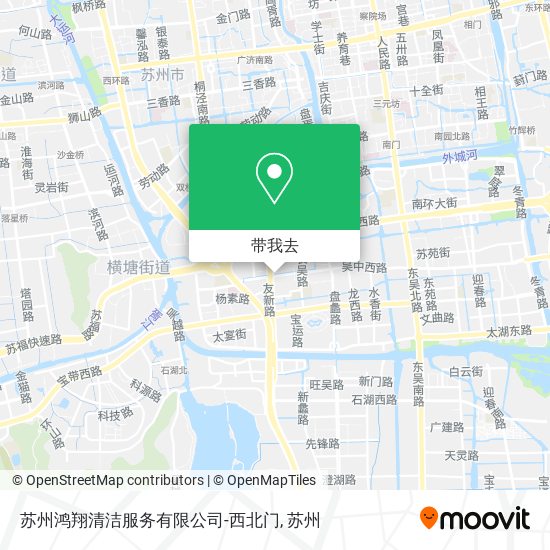 苏州鸿翔清洁服务有限公司-西北门地图