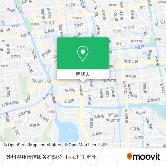 苏州鸿翔清洁服务有限公司-西北门地图