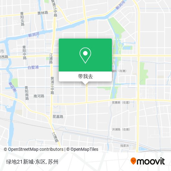 绿地21新城-东区地图