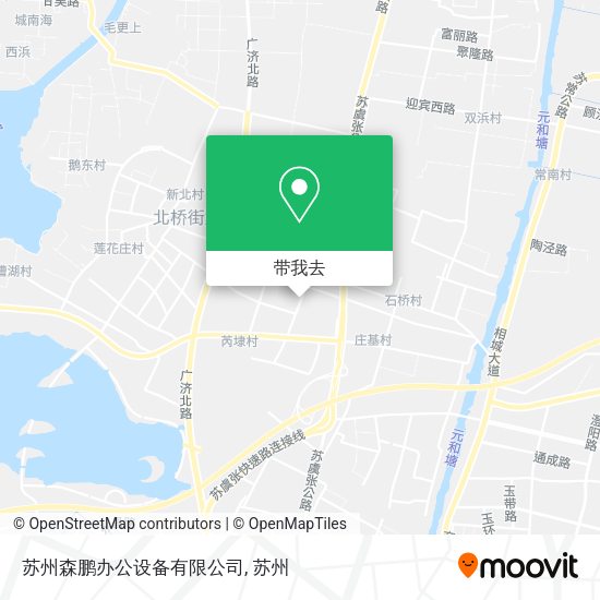 苏州森鹏办公设备有限公司地图