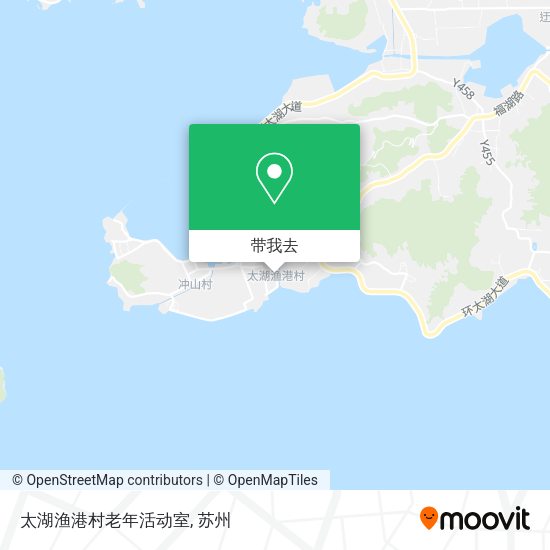 太湖渔港村老年活动室地图