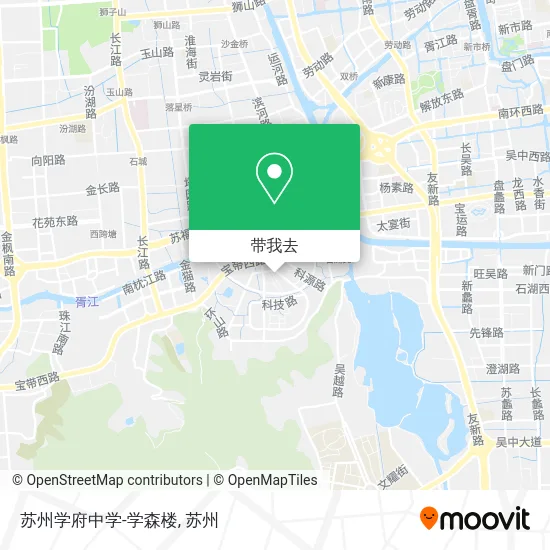 苏州学府中学-学森楼地图