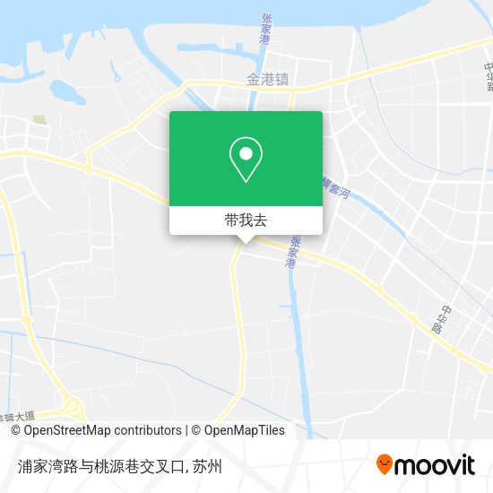 浦家湾路与桃源巷交叉口地图
