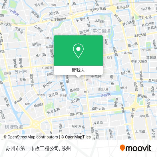 苏州市第二市政工程公司地图