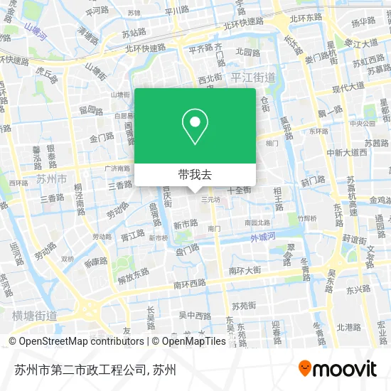 苏州市第二市政工程公司地图