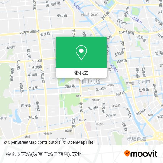 徐岚皮艺坊(绿宝广场二期店)地图