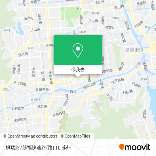 枫瑞路/苏福快速路(路口)地图