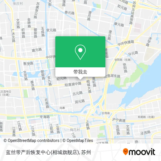 蓝丝带产后恢复中心(相城旗舰店)地图