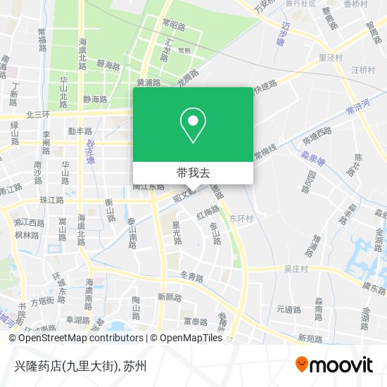 兴隆药店(九里大街)地图