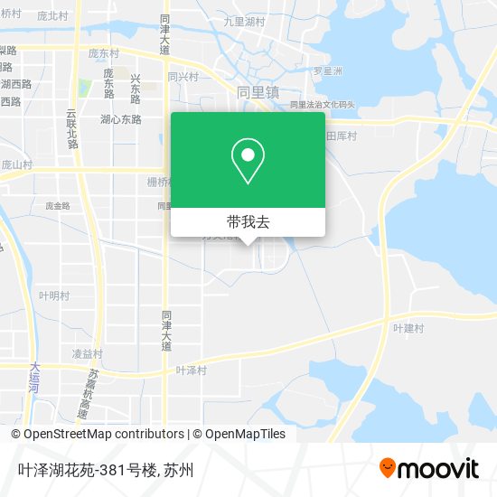 叶泽湖花苑-381号楼地图