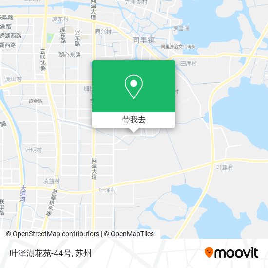 叶泽湖花苑-44号地图