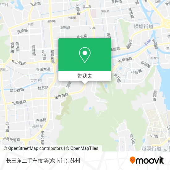 长三角二手车市场(东南门)地图