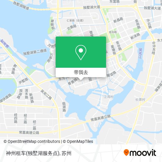 神州租车(独墅湖服务点)地图