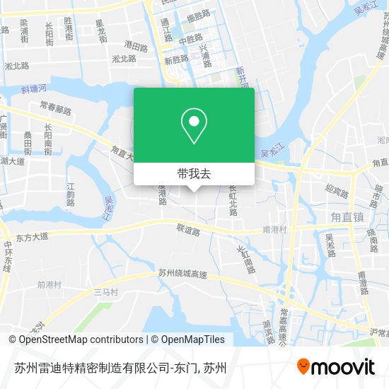 苏州雷迪特精密制造有限公司-东门地图