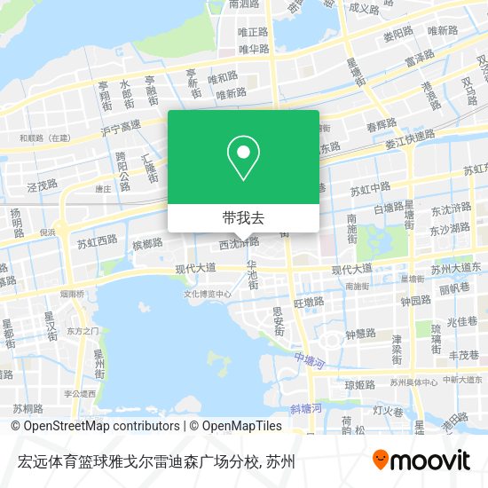 宏远体育篮球雅戈尔雷迪森广场分校地图
