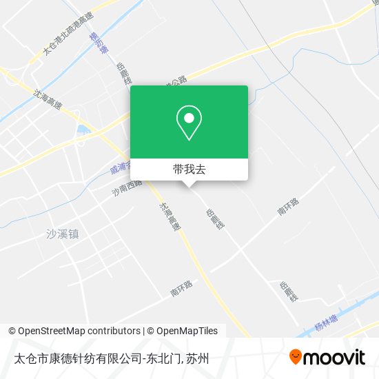 太仓市康德针纺有限公司-东北门地图