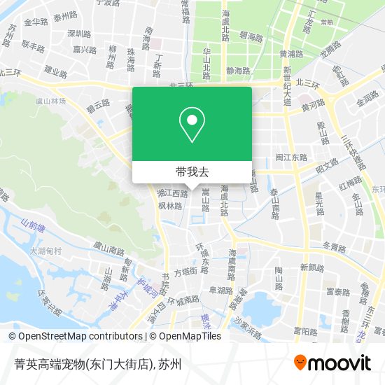 菁英高端宠物(东门大街店)地图