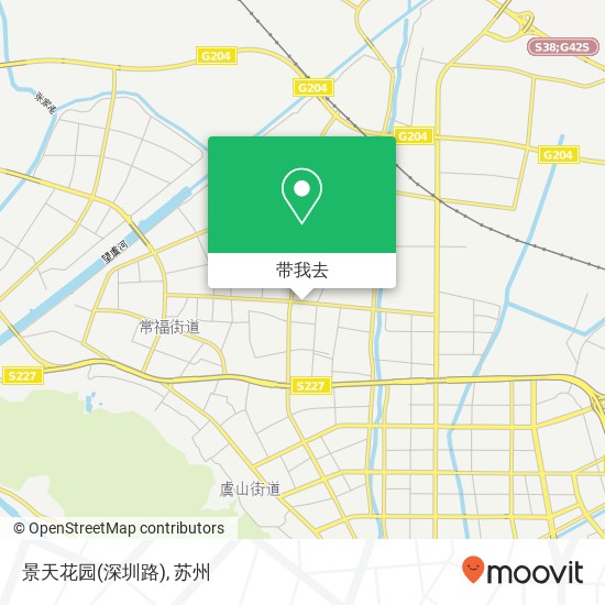 景天花园(深圳路)地图