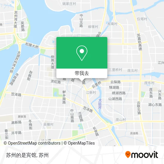 苏州的是宾馆地图