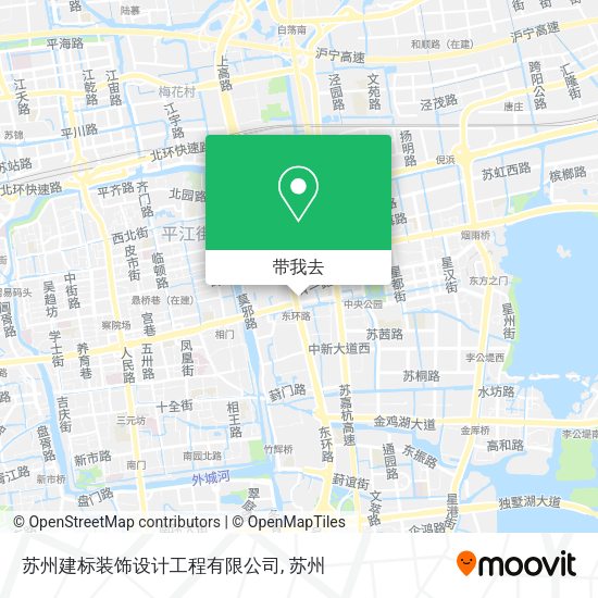苏州建标装饰设计工程有限公司地图