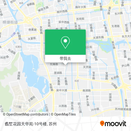 蠡墅花园天华苑-10号楼地图