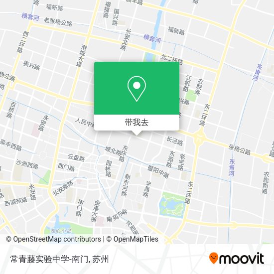 常青藤实验中学-南门地图