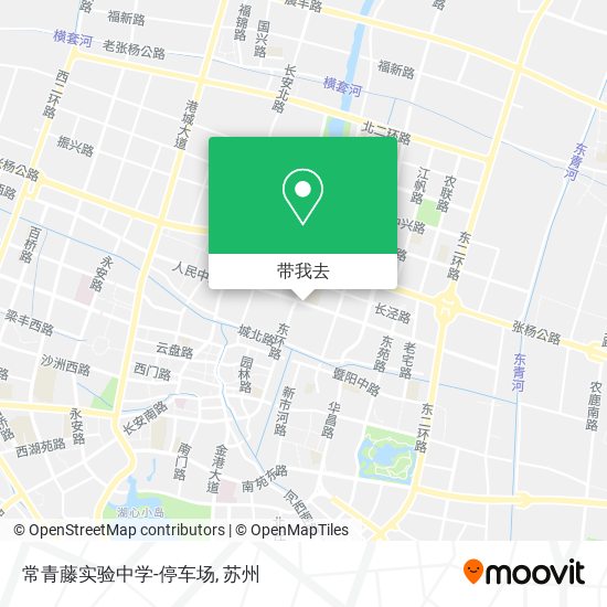 常青藤实验中学-停车场地图