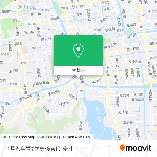 长风汽车驾培学校-东南门地图