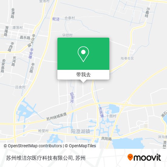 苏州维洁尔医疗科技有限公司地图