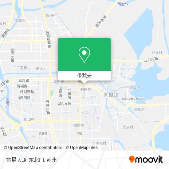 雷晨大厦-东北门地图