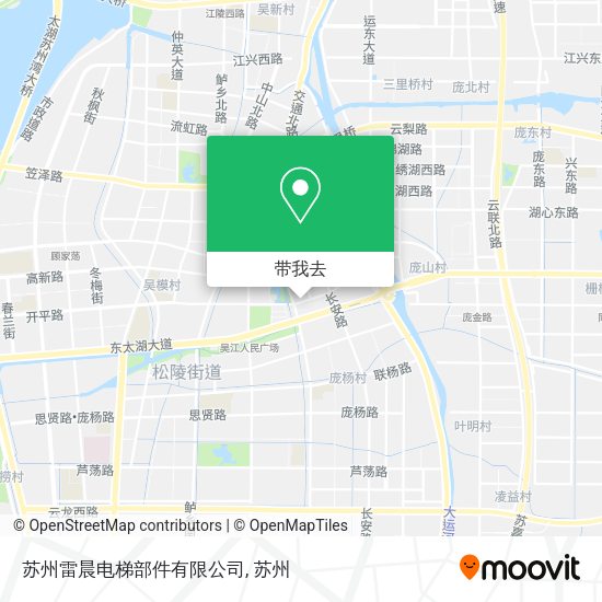 苏州雷晨电梯部件有限公司地图