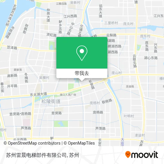 苏州雷晨电梯部件有限公司地图