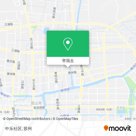 中乐社区地图