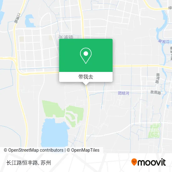 长江路恒丰路地图