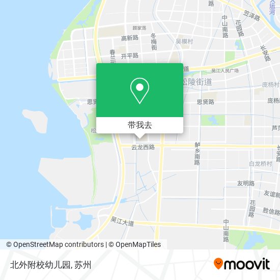 北外附校幼儿园地图