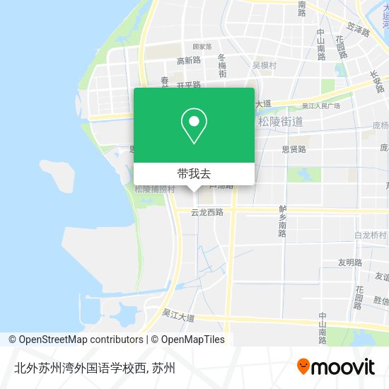北外苏州湾外国语学校西地图