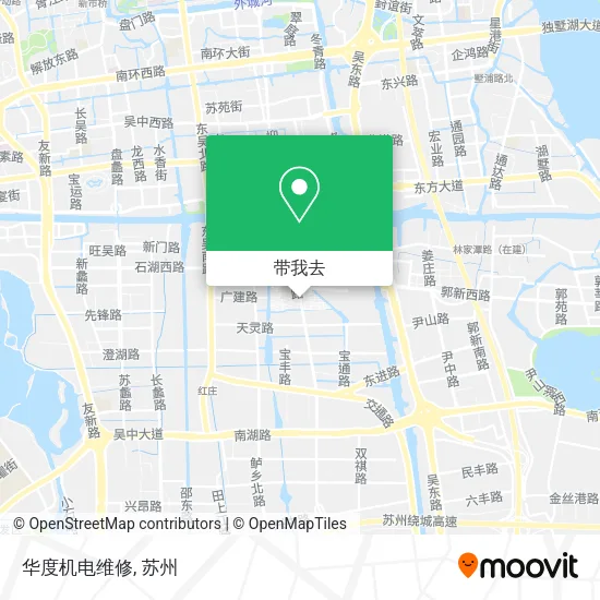 华度机电维修地图