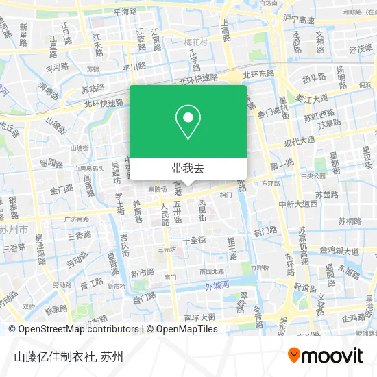 山藤亿佳制衣社地图