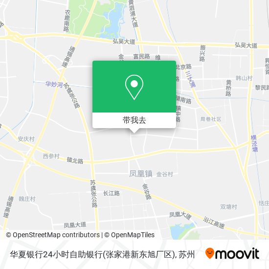 华夏银行24小时自助银行(张家港新东旭厂区)地图