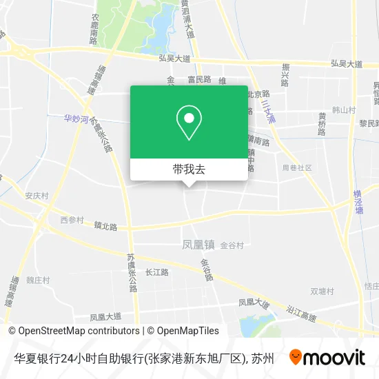 华夏银行24小时自助银行(张家港新东旭厂区)地图