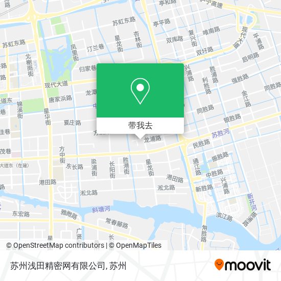 苏州浅田精密网有限公司地图