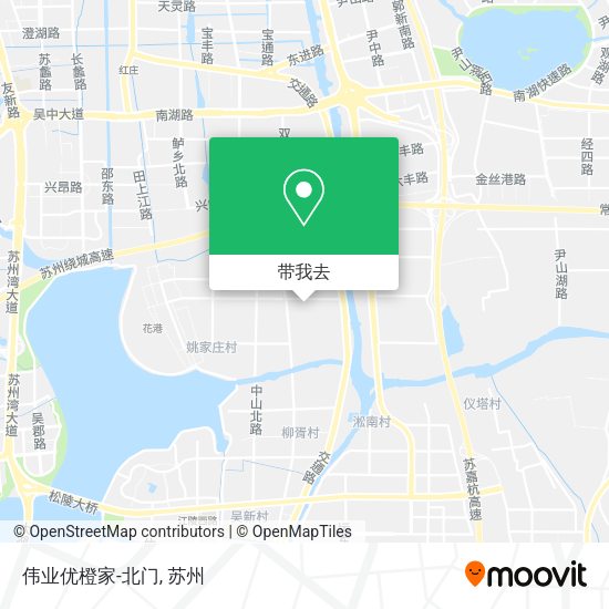 伟业优橙家-北门地图